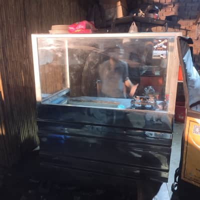 Food counter, Steel table, 3 cylinders or Trpal urgent for sell