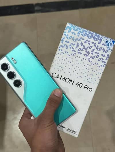 Camon 40 pro  8+8    256 gb lush condition