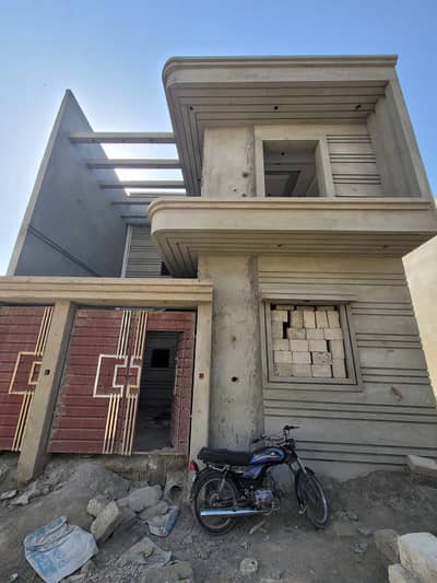 Saima Arabian Villas 120-Yard Next To Corner West Open Ground Plus One Under Construction House For Sale