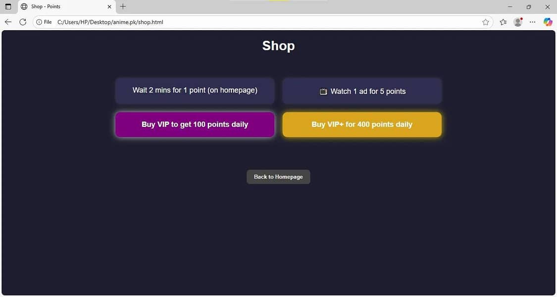 website development 1