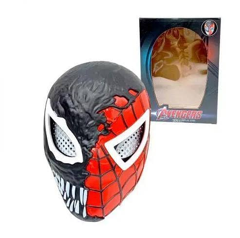 Spiderman Vemon Mask | Cosplay, Adjustable Eyes With Gloves