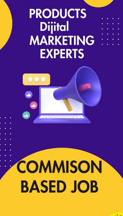 Dijital products marketing commission based work