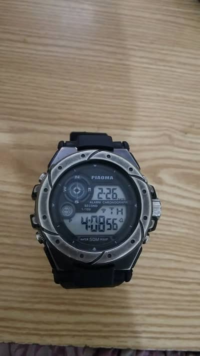 men's sports watch piaoma brand LED,DAY,DATE,TIMER