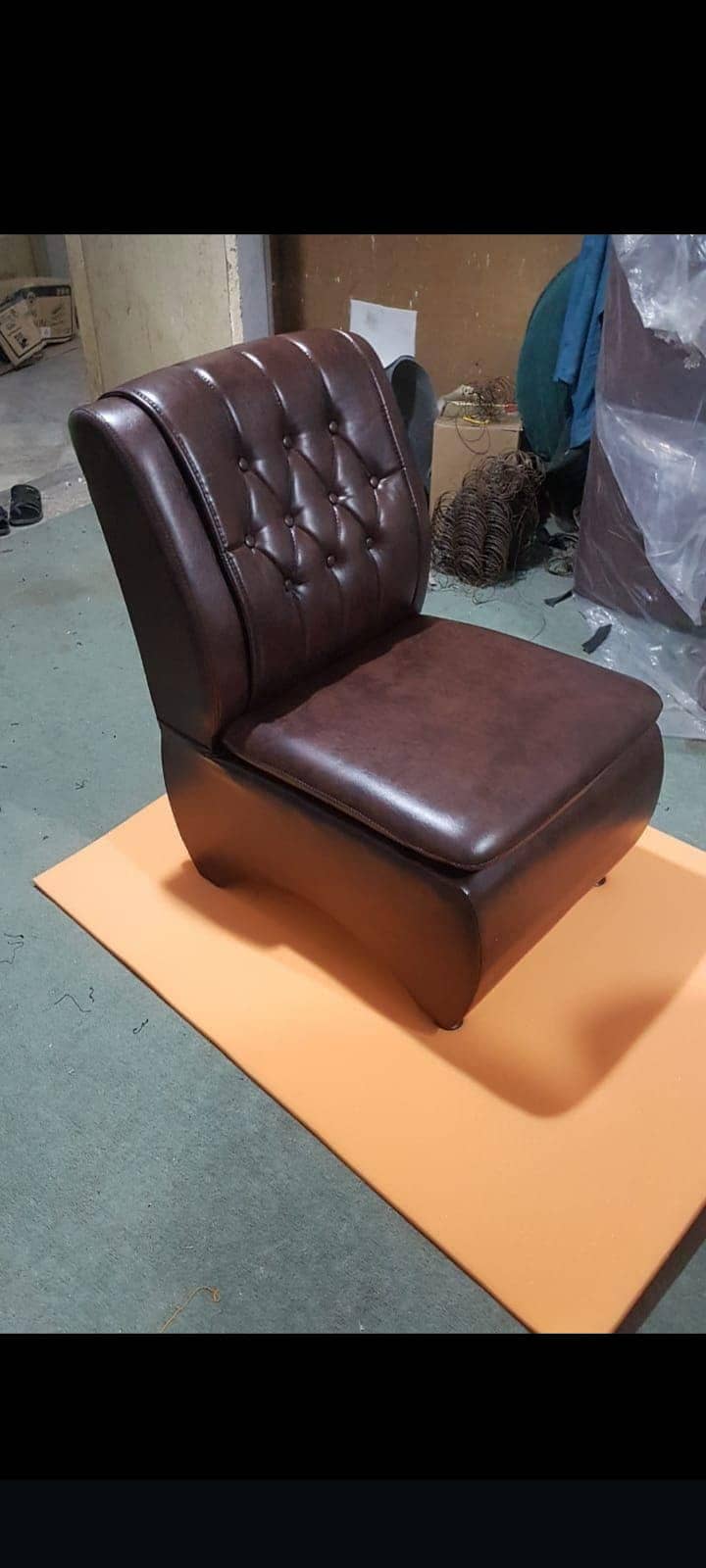 Single Seater Puff Sofa/Office Sofa/Visitor Sofa/Guest Sofa/Spring Sof 7