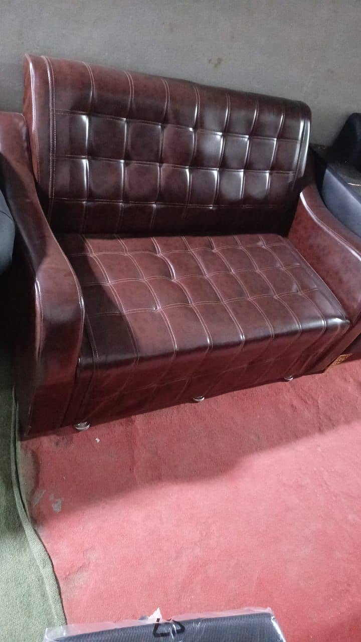 Single Seater Puff Sofa/Office Sofa/Visitor Sofa/Guest Sofa/Spring Sof 8