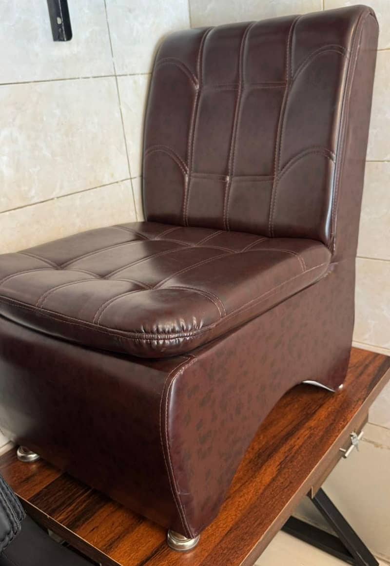 Single Seater Puff Sofa/Office Sofa/Visitor Sofa/Guest Sofa/Spring Sof 9