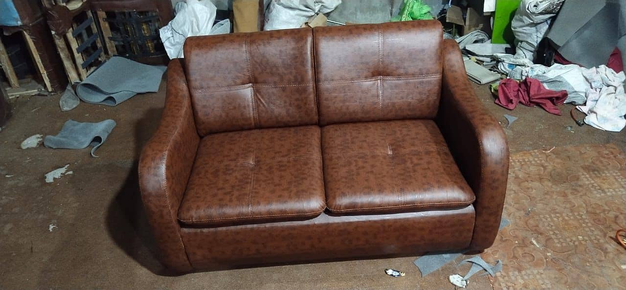 Single Seater Puff Sofa/Office Sofa/Visitor Sofa/Guest Sofa/Spring Sof 10