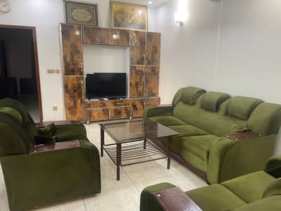 10 Marla Fully Furnished Upper Portion available for Rent and Lower locked in Bahria Town Lahore