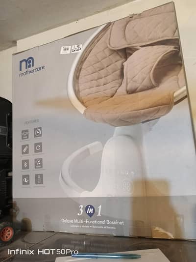 mothercare 3 in 1 deluxe multi functional bassinet