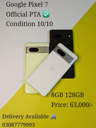 Pixel 7 Official PTA  (Google 9, 9 Pro XL,8 Pro 7 Pro 7A