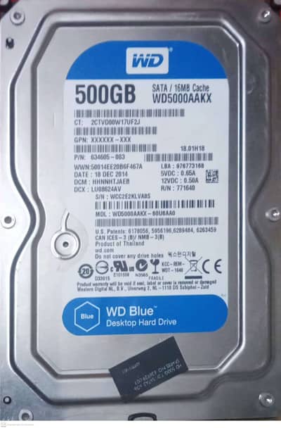 Hard drive 500GB