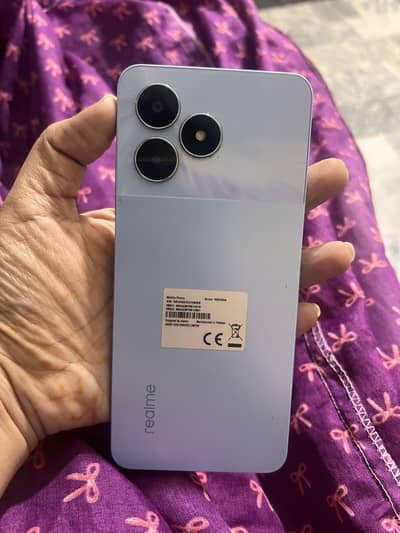 realme note 50 in good condition with warranty card