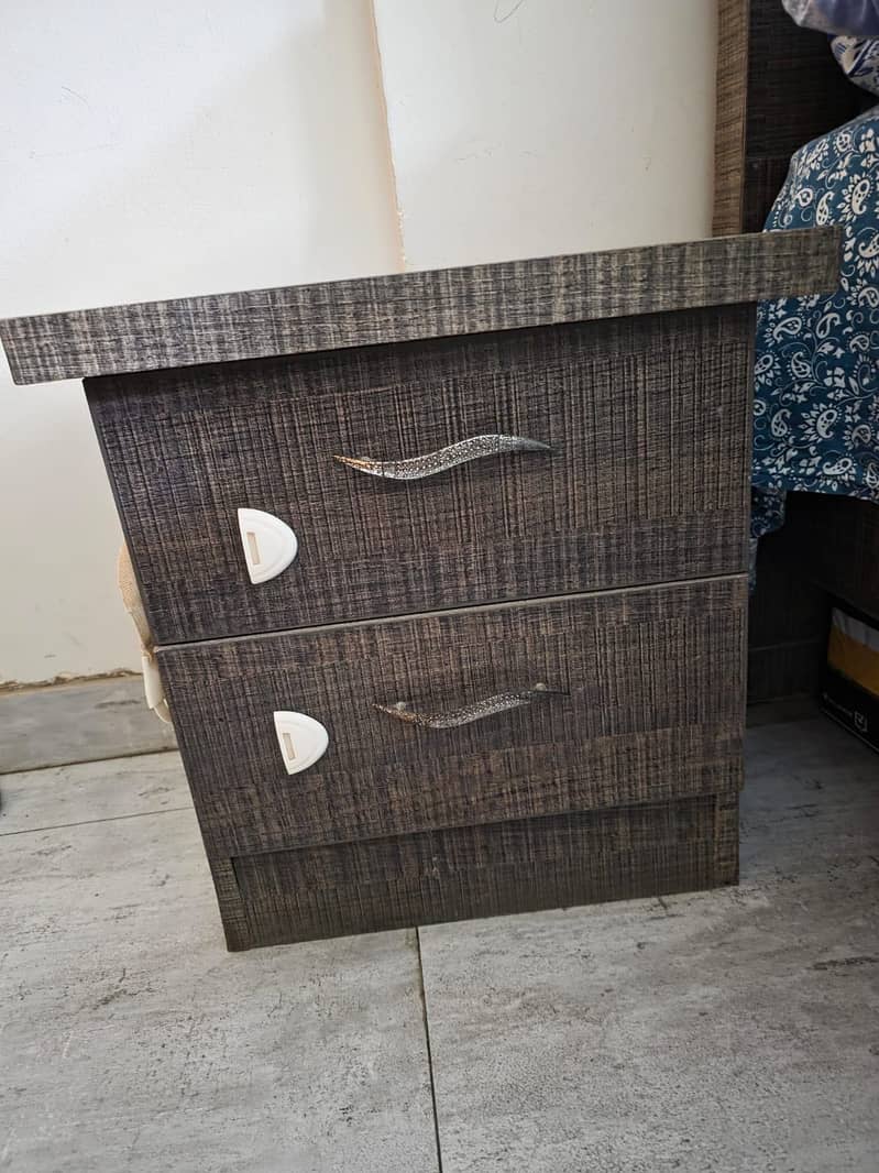 Double Bed Frame | Side Tables | Dressing Table 1