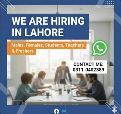 Part Time-Full Time-Office Work and Online Work Available