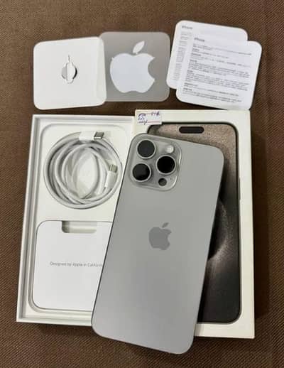 Apple iphone 15 pro max PTA approved double sim physical 512 gb