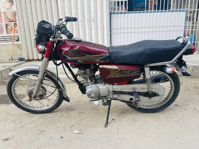 HONDA CG125 KARACHI NUMBER