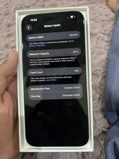 Iphone 15pro max non pta complt box