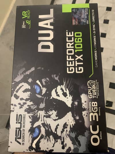 Core i5 10th gen with GTX 1060 3gb (with box)