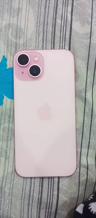 I phone 15 128 Russian pink with box apple official warranty