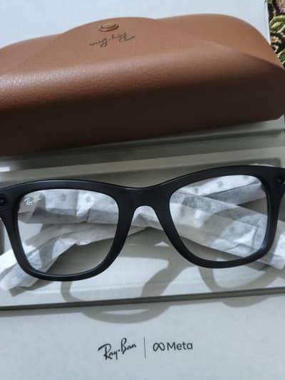 Ray-Ban Meta Wayfarer (Gen 2) Matte Black Clear Lenses