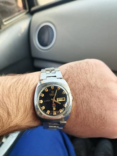 Recoh original automatic Watch Running Condition Vintage Model