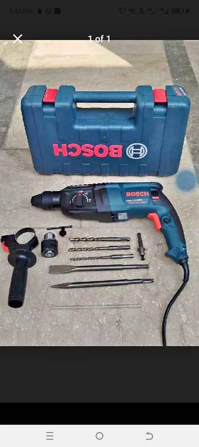 BOSCH HAMMER DRiLL MACHINE 3 in1 L. T
