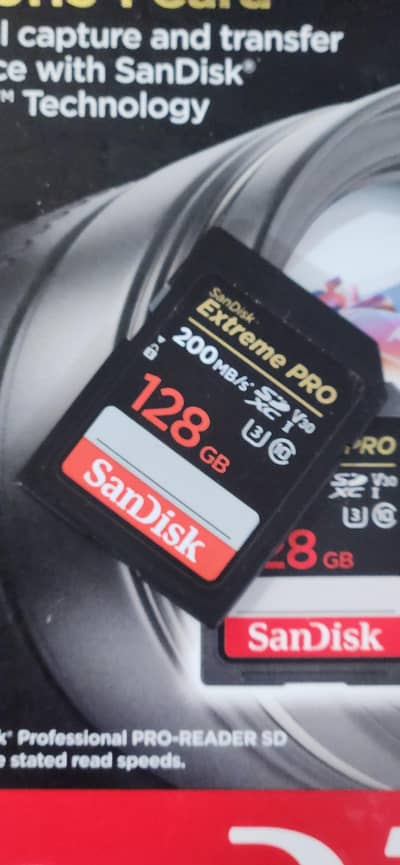 SanDisk Extreme PRO 128GB SDXC UHS-I Memory Card | 4K Ready