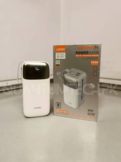 Ldnio PQ50 50000mAh 22.5W Fast Charging Power Bank with LED Display
