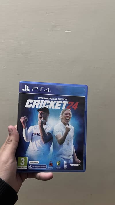 Cricket 24 ps4 game cd disk