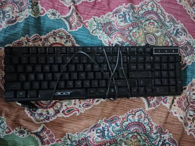 RGB keyboard new condition