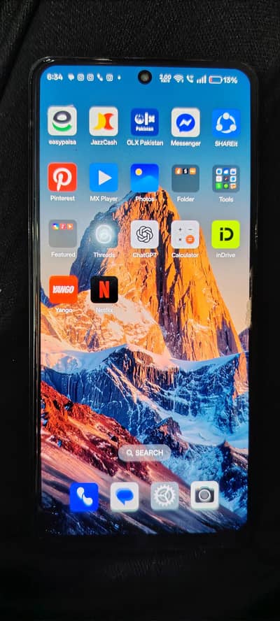 oppo reno 12F black colour  8/256