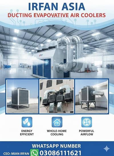 Electric Evaporative air cooling System / Desert Cooler / Cooling