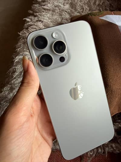 Iphone 15 pro max PTA APPROVED with complete box.