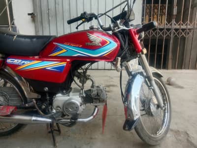 Honda CD 70 all ok 10 by 10 My Whatsapp 03017105175