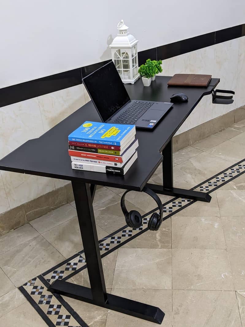 study table computer table wood table iron table 2