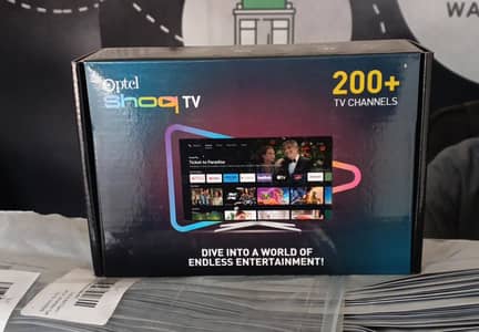 PTCL SHOQ ANDROID TV BOX ORIGINAL