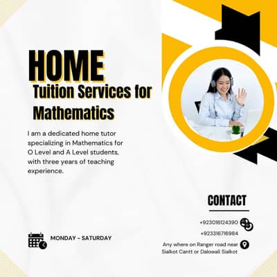 Mathematics home tutor