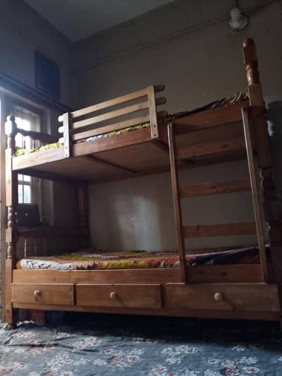 double bed for kids pure partal wood