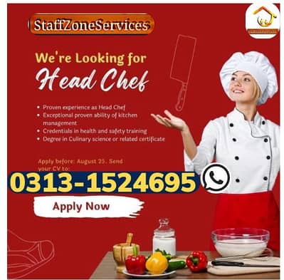 Domestic Cook, & chef Kitchen Helper & Chef Services