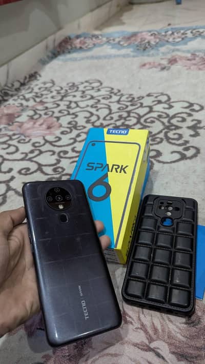 tacno sprak 6 with box 4/64GB 5000mh battery original penal