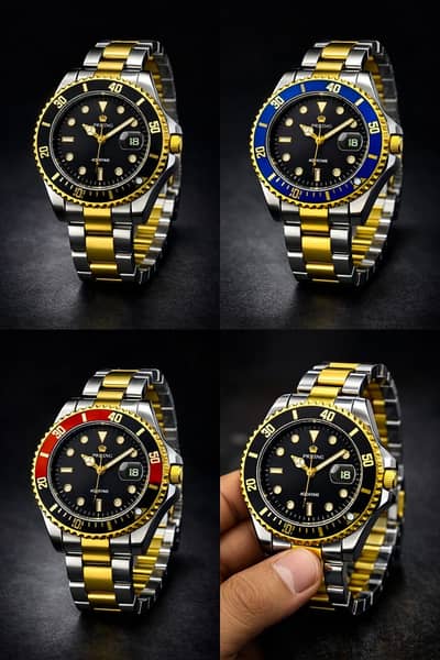 Steel watch Premium (buy 1 get one free) check description