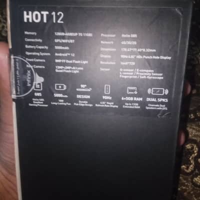 Infinix hot 12 Paly