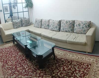sofa 8 seater L shape master size (hayatabad ph2).