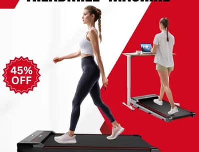 Foldable, motorized walking pad or treadmill