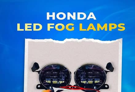 New LED Fog Lights Dual Colour White\Yellow For Honda Civic 2018