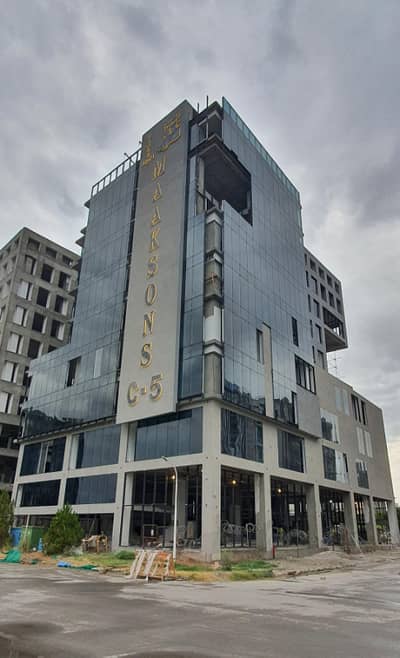 Professional Grey Structure Office Space For Rent In AJ Tower, Gulberg Green, Islamabad