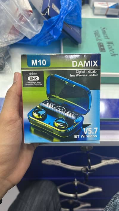 M10 Damix Wireless Earbuds – ENC, Digital Display