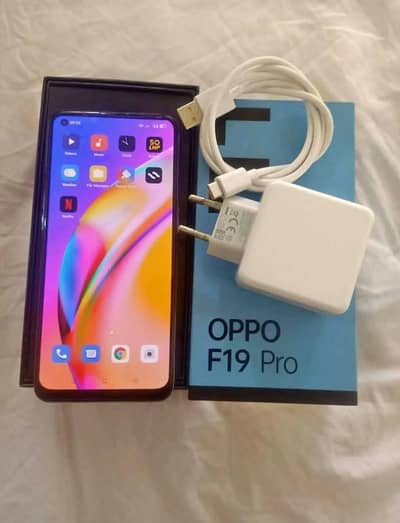 oppo F19 pro 5G 8/256 GB official PTA approved 0309=0097784