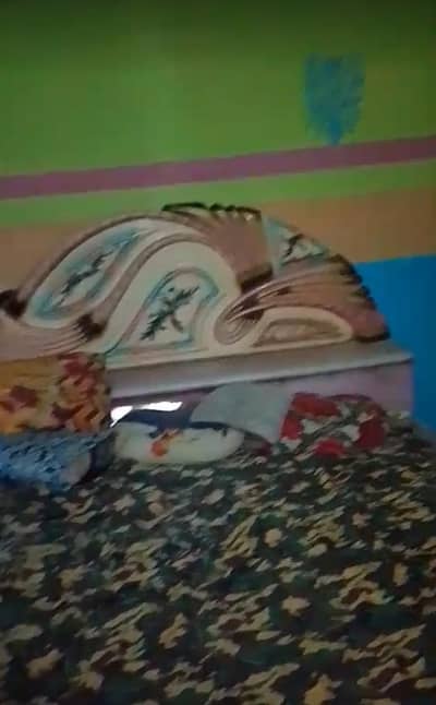 Bed Almirah  divider & Mattress