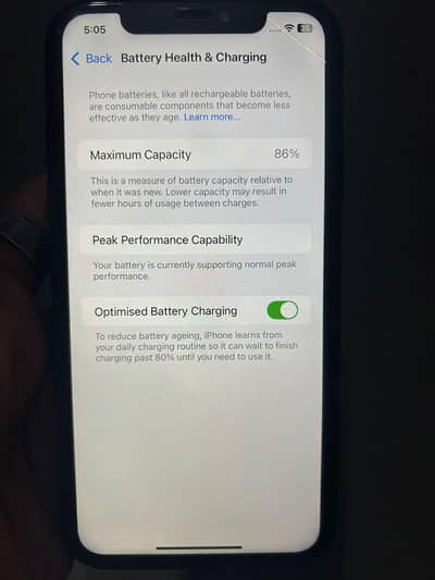 iphone XR back damage